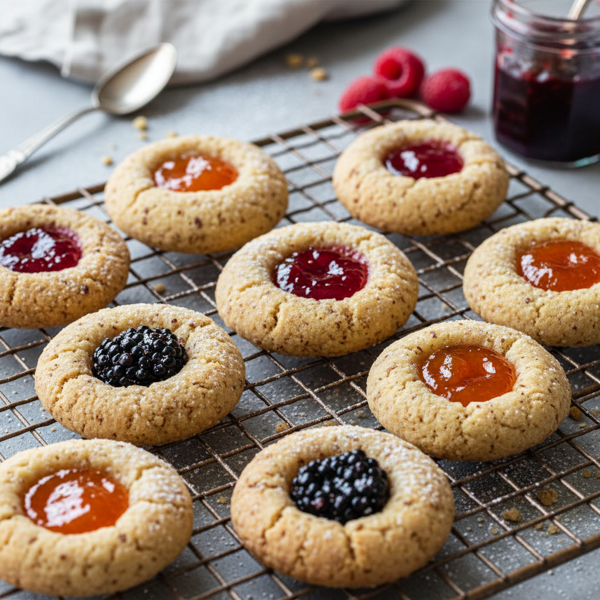 Delicious Thumbprint Cookies with Jelly recipe