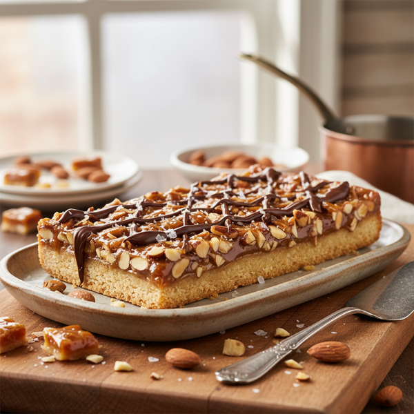 Delicious Toffee Almond Crunch Delight recipe