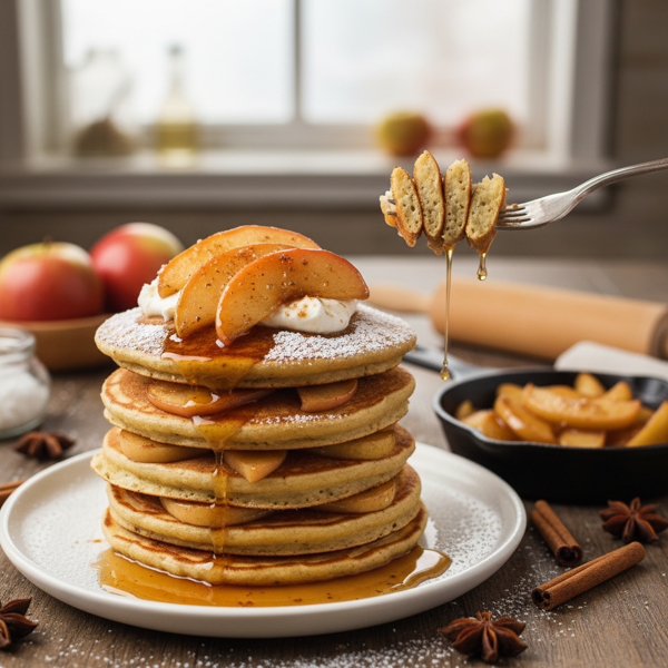 Delicious Vegan Apple Pie Pancakes recipe
