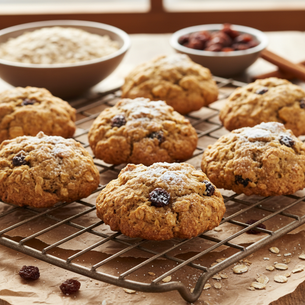 Delicious Vegan Oatmeal Raisin Drops recipe