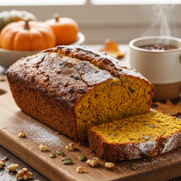 Delicious Vegan Pumpkin Bread recipe