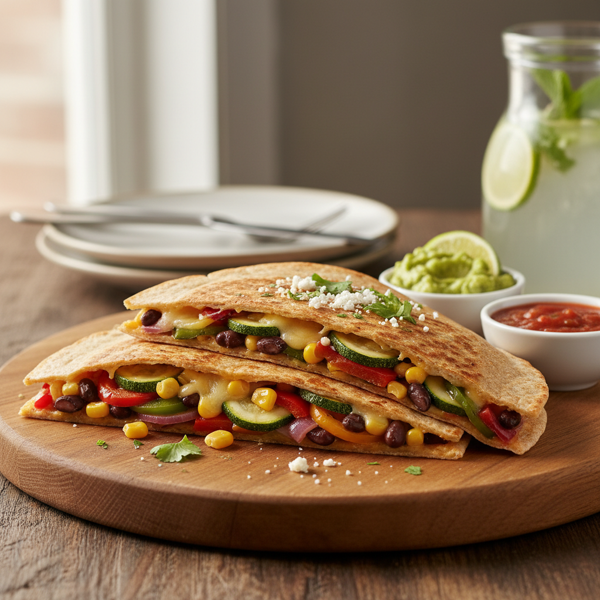 Delicious Veggie Quesadilla Delight recipe