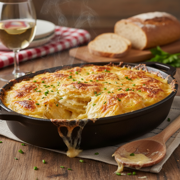 Deliciously Cheesy Potato Bake recipe