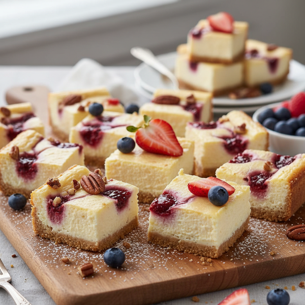 Deliciously Creamy Cheesecake Bars recipe