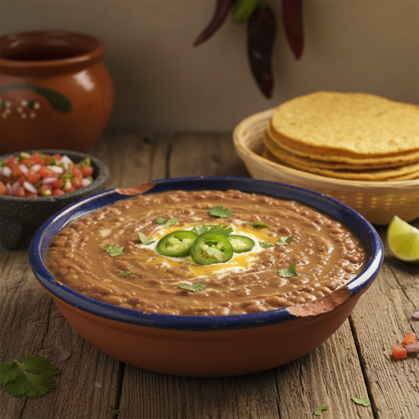 Deliciously Creamy Frijoles Refritos recipe