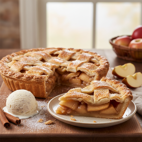 Deliciously Crunchy Classic Apple Pie recipe