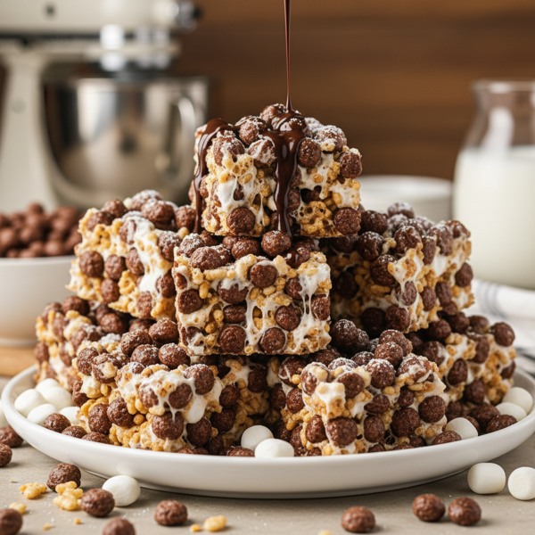 Deliciously Crunchy Cocoa Puff Treats recipe