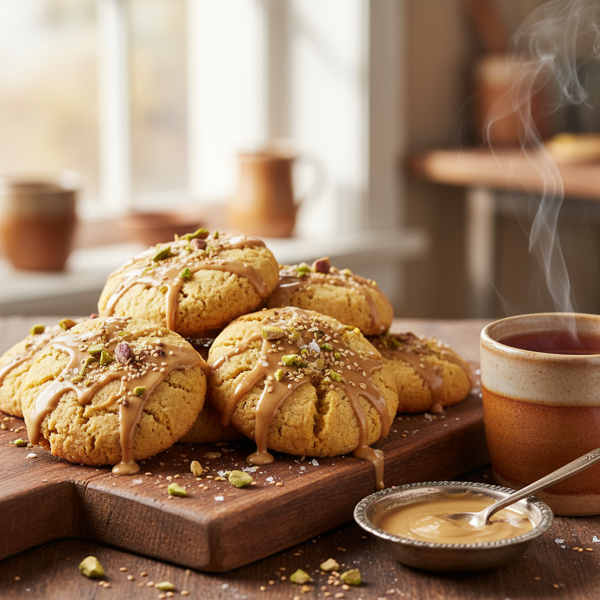 Deliciously Decadent Tahini Cookies recipe