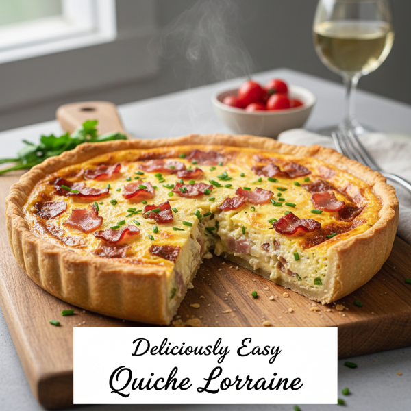Deliciously Easy Quiche Lorraine recipe