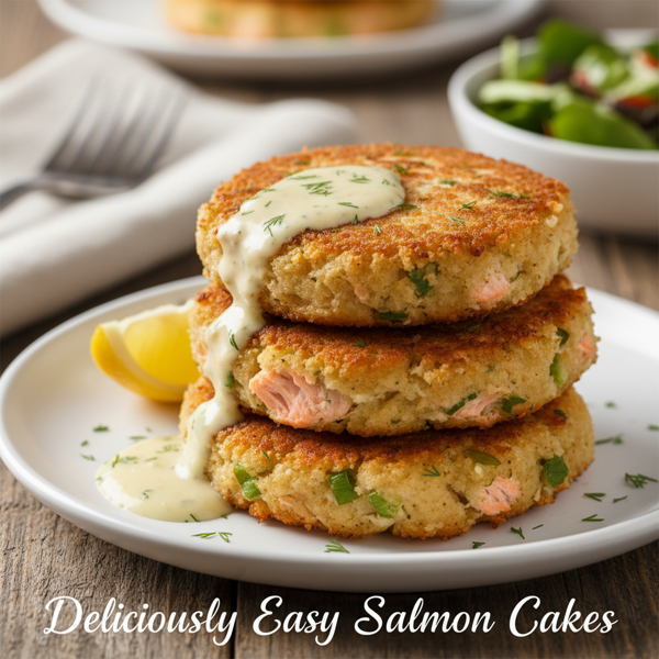 Deliciously Easy Salmon Cakes recipe