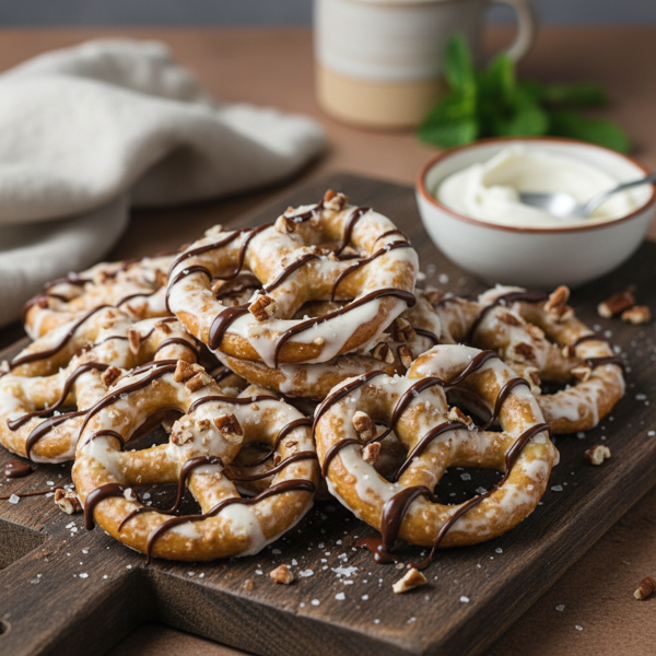 Deliciously Frosted Pretzel Twists recipe