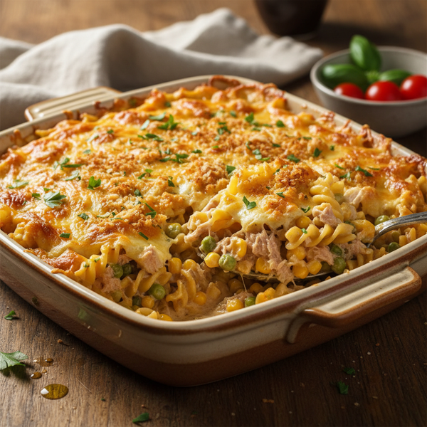 Deliciously Hearty Tuna Pasta Bake recipe