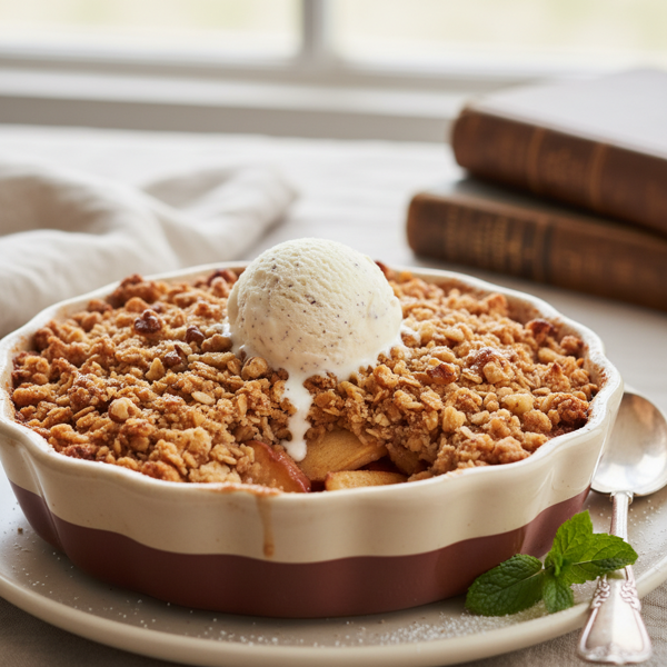 Deliciously Light Apple Crisp recipe
