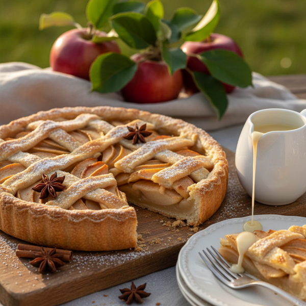 Deliciously Light Gluten-Free French Apple Pie recipe