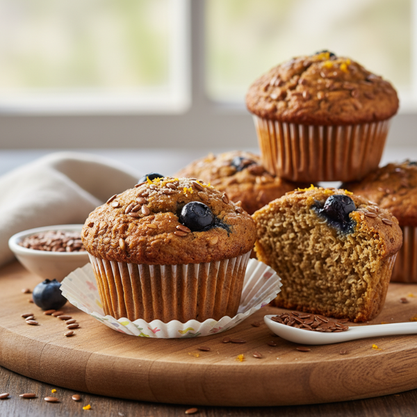 Deliciously Low Carb Flaxseed Muffin recipe