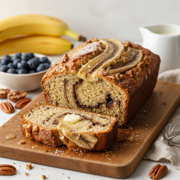 Deliciously Moist Buttermilk Banana Bread recipe