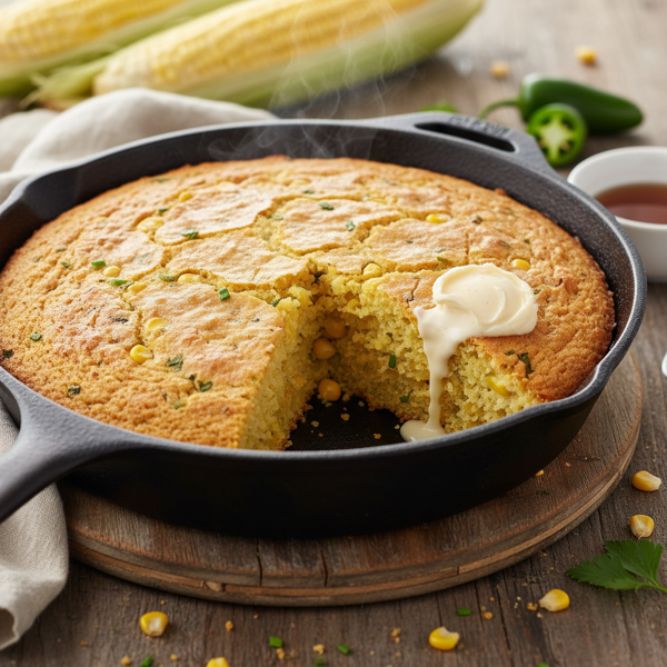 Deliciously Moist Vegan Cornbread recipe