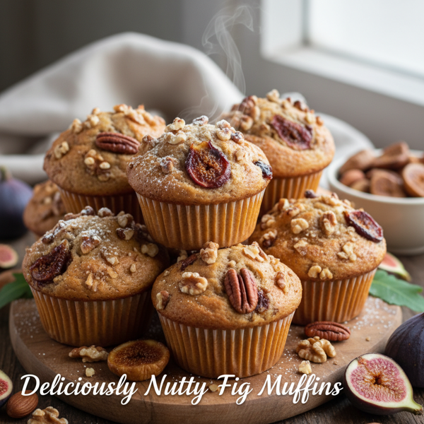 Deliciously Nutty Fig Muffins recipe