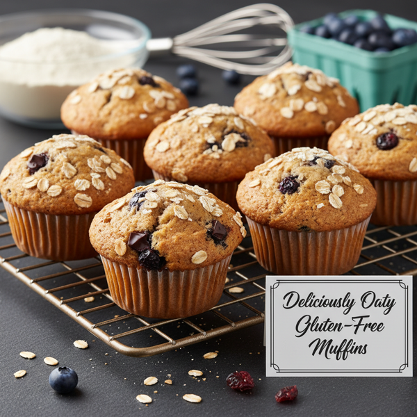 Deliciously Oaty Gluten-Free Muffins recipe