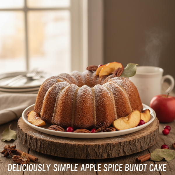 Deliciously Simple Apple Spice Bundt Cake recipe