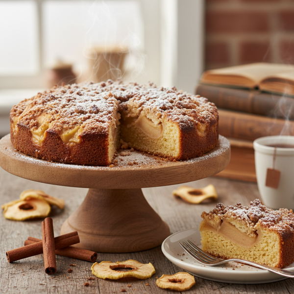 Deliciously Simple Cinnamon Apple Cake recipe