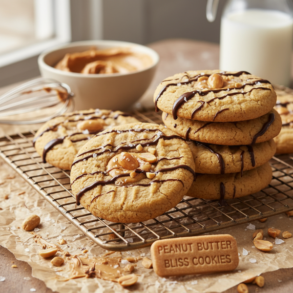 Deliciously Simple Peanut Butter Bliss Cookies recipe