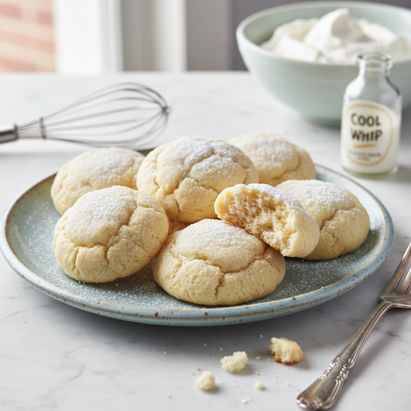 Deliciously Soft Cool Whip Cake Cookies recipe