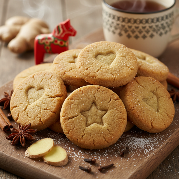 Deliciously Soft Swedish Gingersnaps recipe