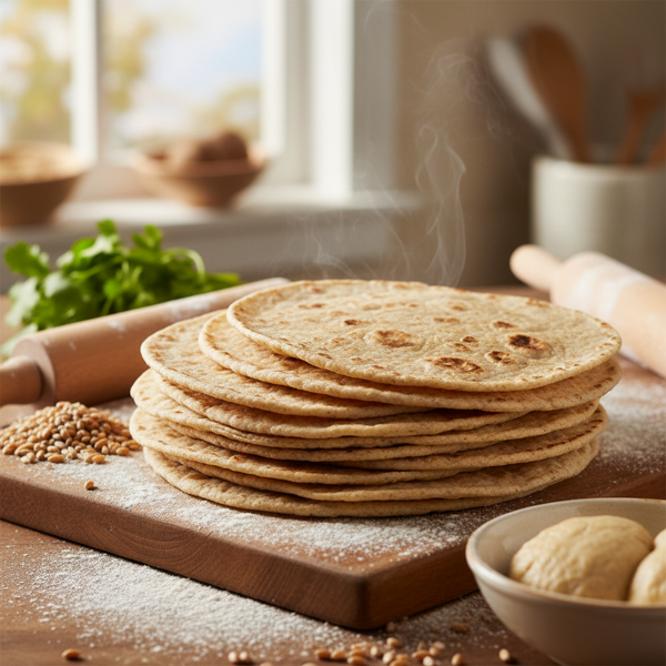 Deliciously Soft Whole Wheat Tortillas recipe