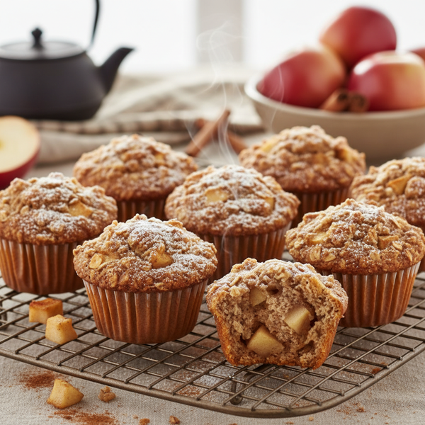 Deliciously Spiced Apple Pie Muffins recipe