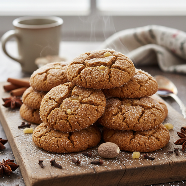 Deliciously Spiced Ginger Cookies recipe