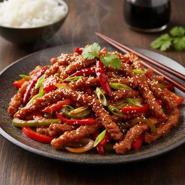 Deliciously Spicy Beijing Beef Delight recipe