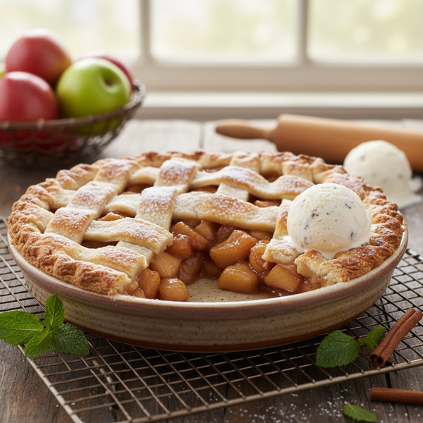 Deliciously Sweet Sugar-Free Apple Pie recipe