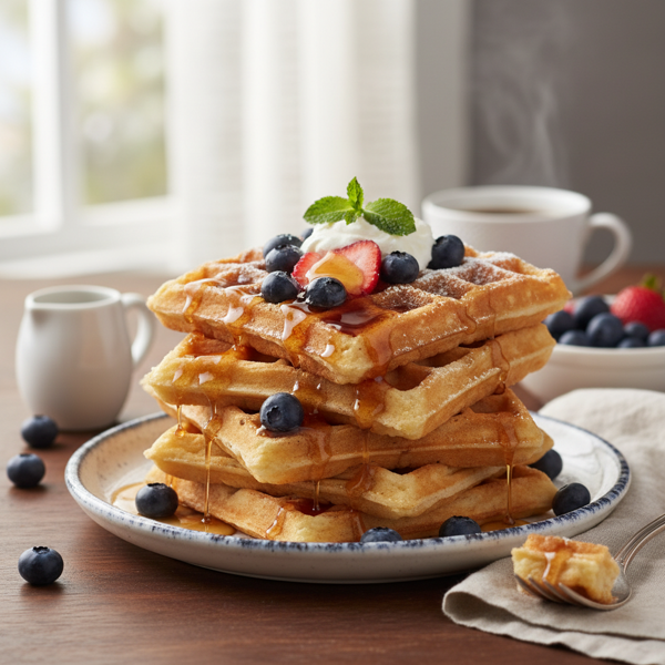 Deliciously Versatile Buttermilk Waffles recipe