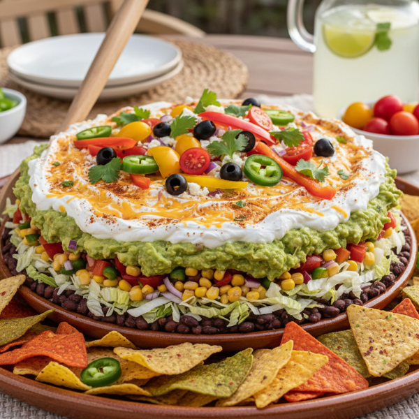 Deliciously Versatile Veggie Taco Dip recipe