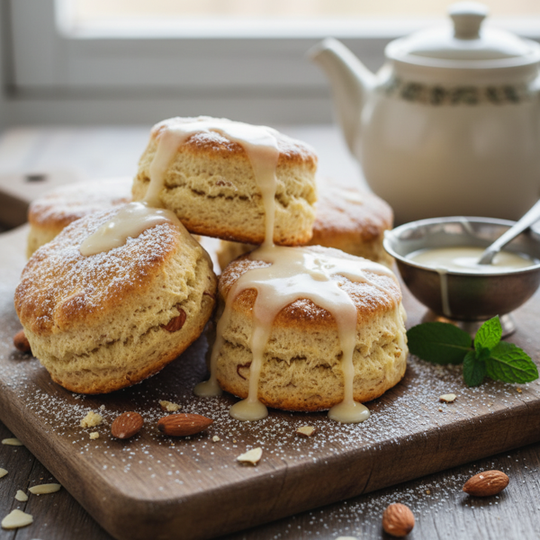Delightful Almond Cream Scones recipe