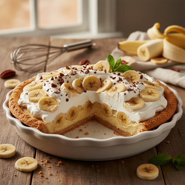 Delightful Banana Cream Pie recipe