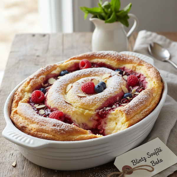 Delightful Blintz Soufflé Bake recipe