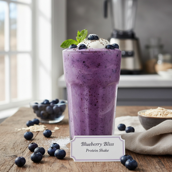 Delightful Blueberry Bliss Protein Shake recipe
