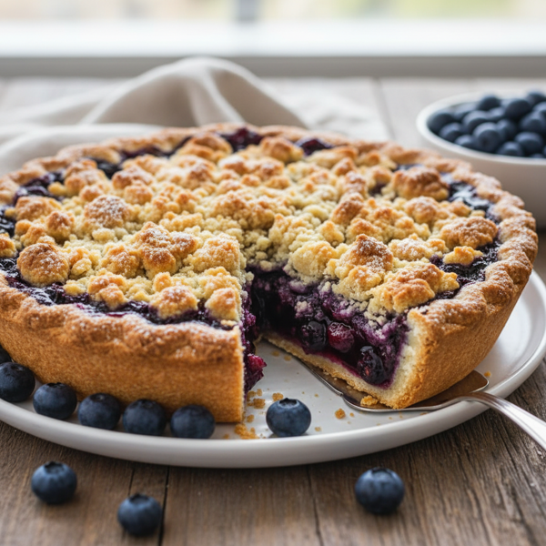 Delightful Blueberry Crumb Pie recipe