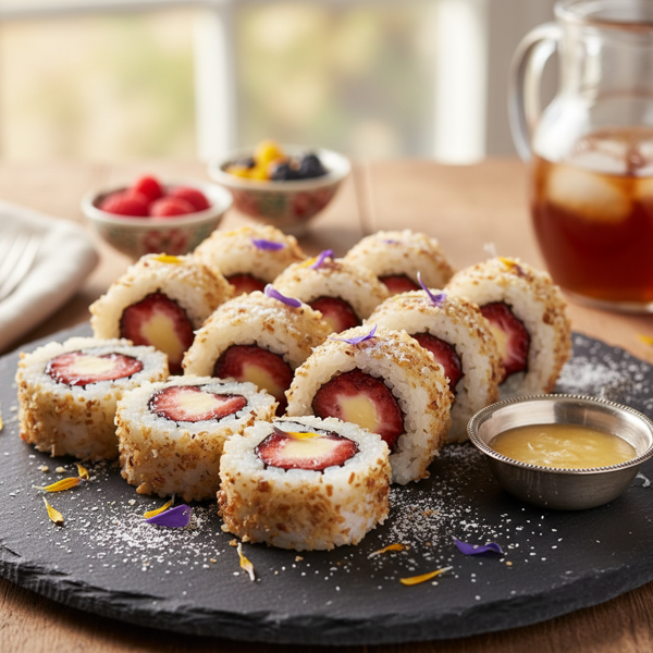 Delightful Butter and Jelly Sushi Rolls recipe