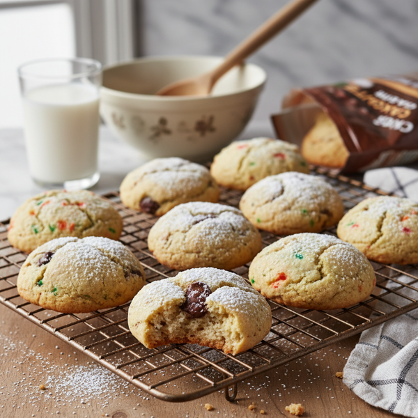 Delightful Cake Mix Drop Cookies recipe