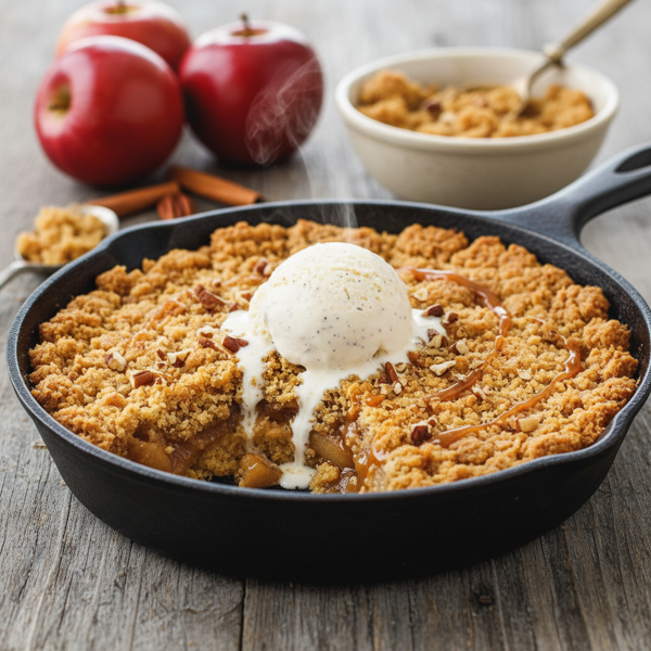 Delightful Caramel Apple Crisp with Cake Mix recipe