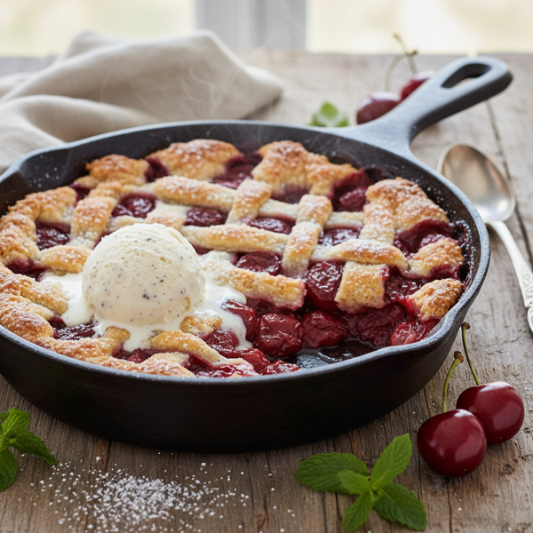 Delightful Cherry Cobbler recipe