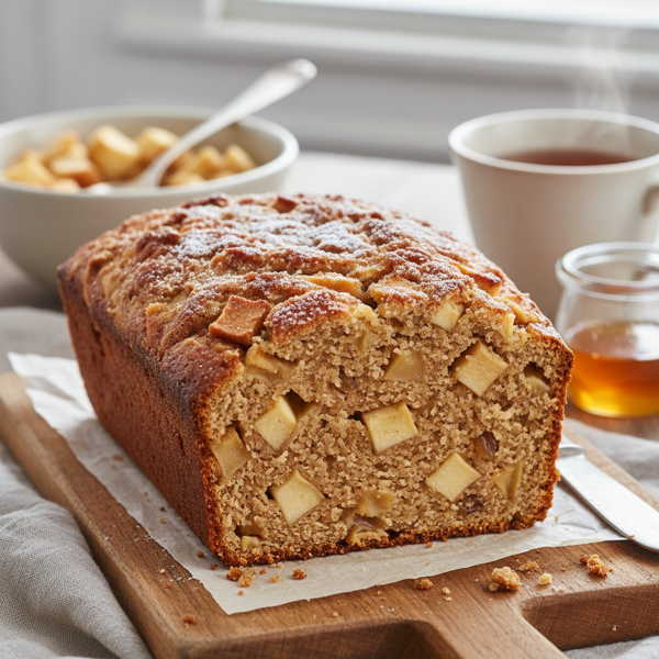 Delightful Chunky Applesauce Bread recipe