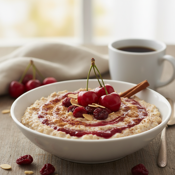 Delightful Cinnamon-Cherry Oatmeal recipe