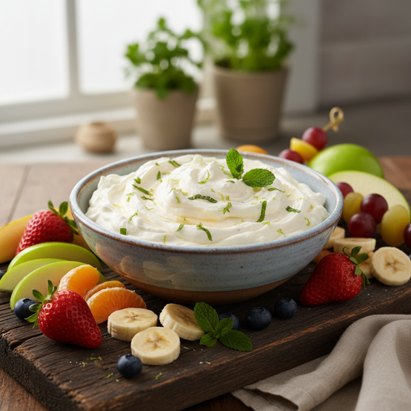 Delightful Creamy Fruit Dip recipe
