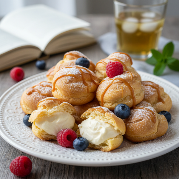 Delightful Diabetic Mini Cream Puffs recipe