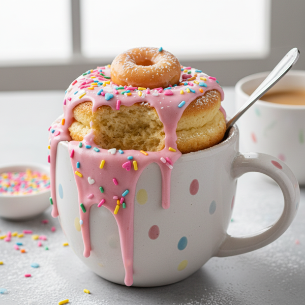 Delightful Donut Mug Cake recipe