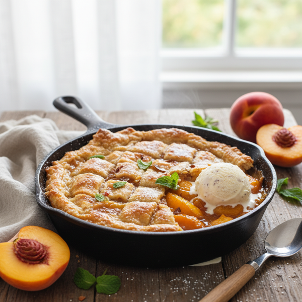 Delightful Fresh Peach Cobbler recipe